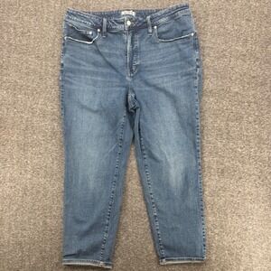 Madewell The Perfect Vintage Jean Womens 16W Medium Wash High Rise Tapered Denim